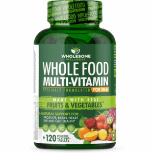 Wholesome Wellness Whole Food Multivitamin for Men